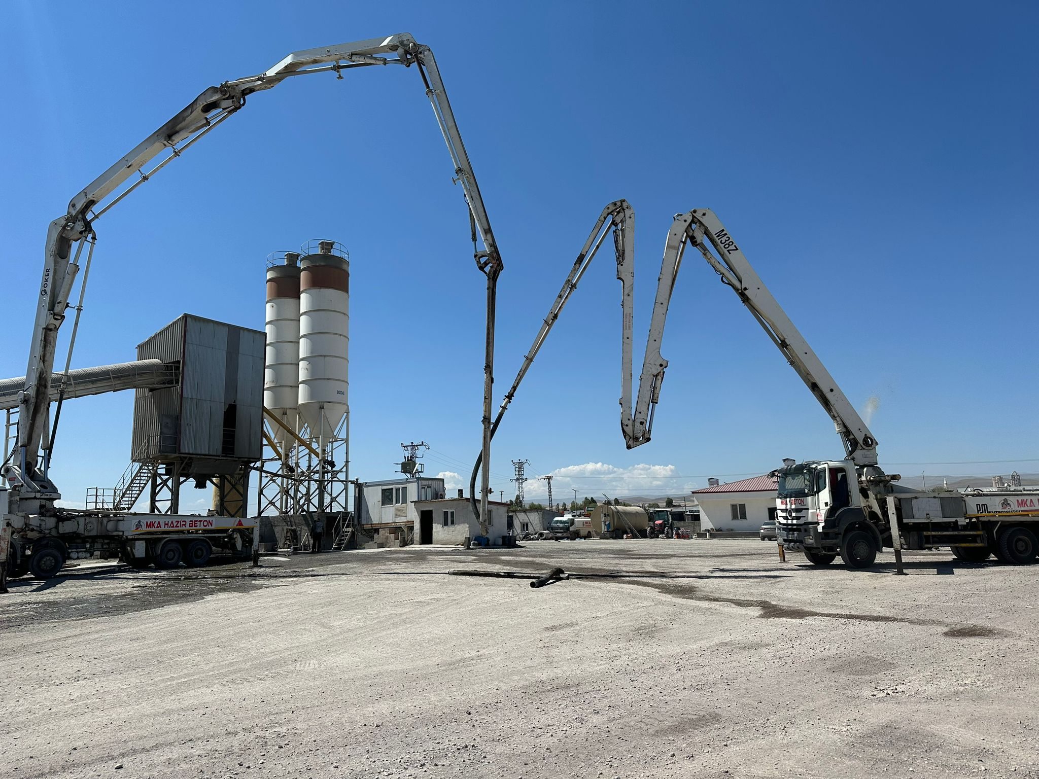 MKA Hazır Beton santral ve beton pompaları